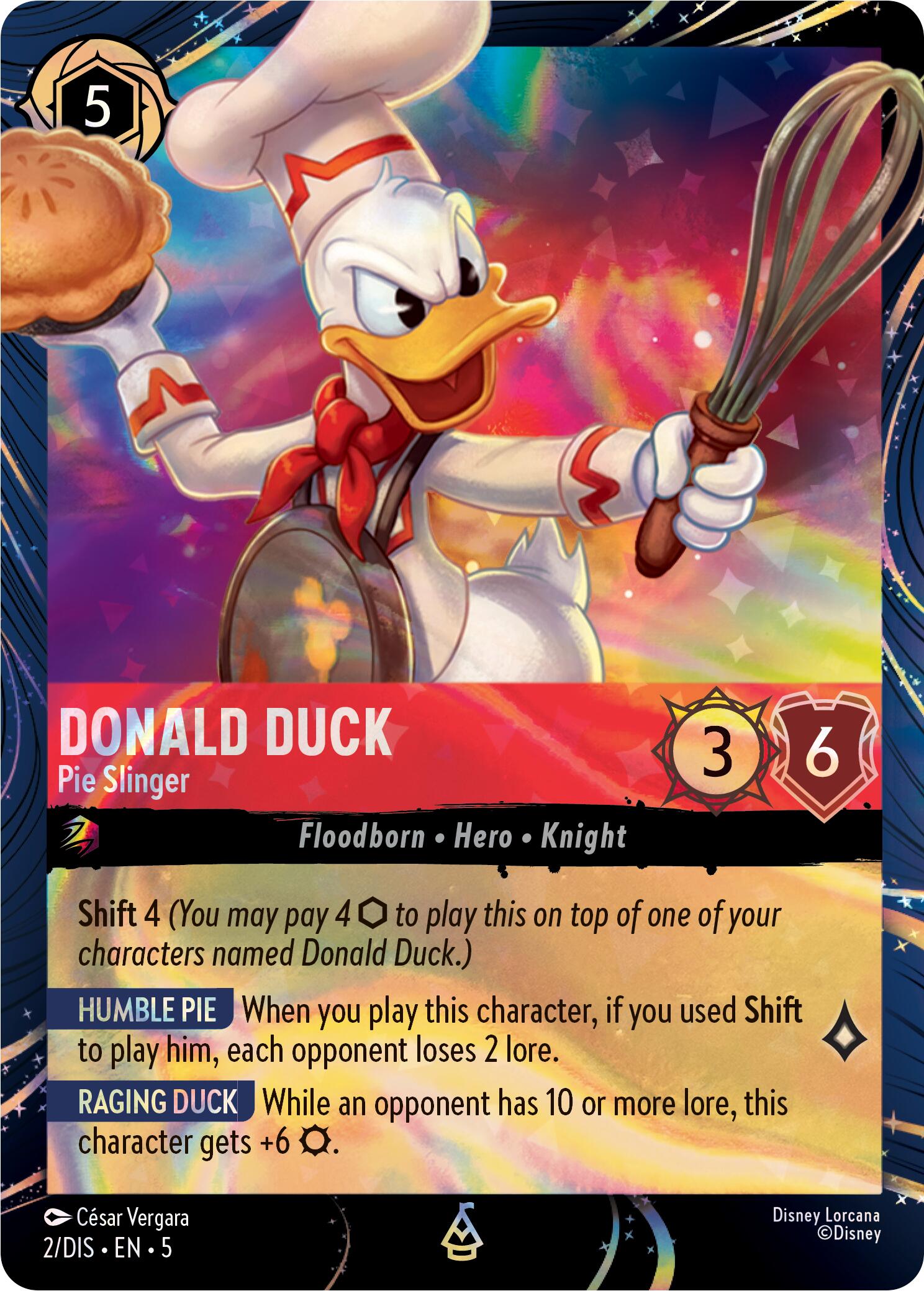 Donald Duck - Pie Slinger (2) [Promo Cards] | Deep Dive Games St. Marys