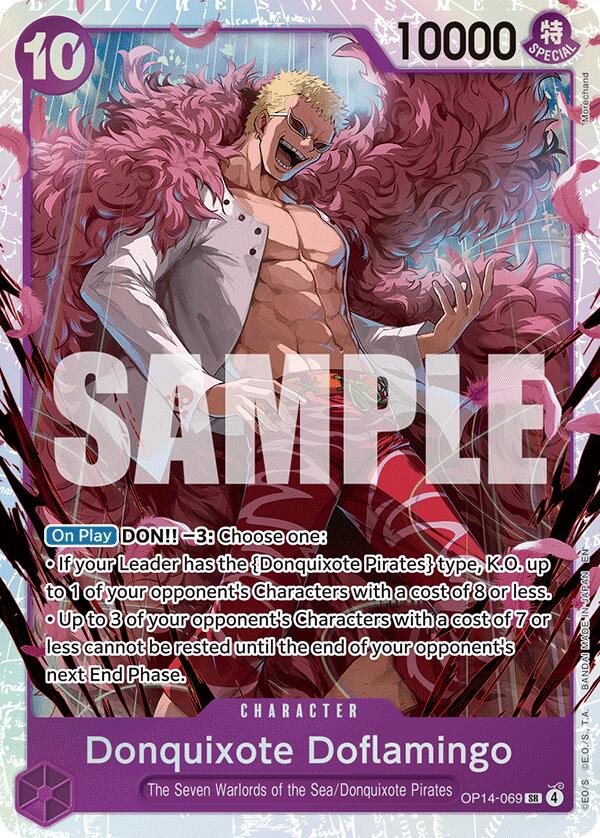 Donquixhote Doflamingo (OP14-069) [The Azure Sea's Seven] | Deep Dive Games St. Marys