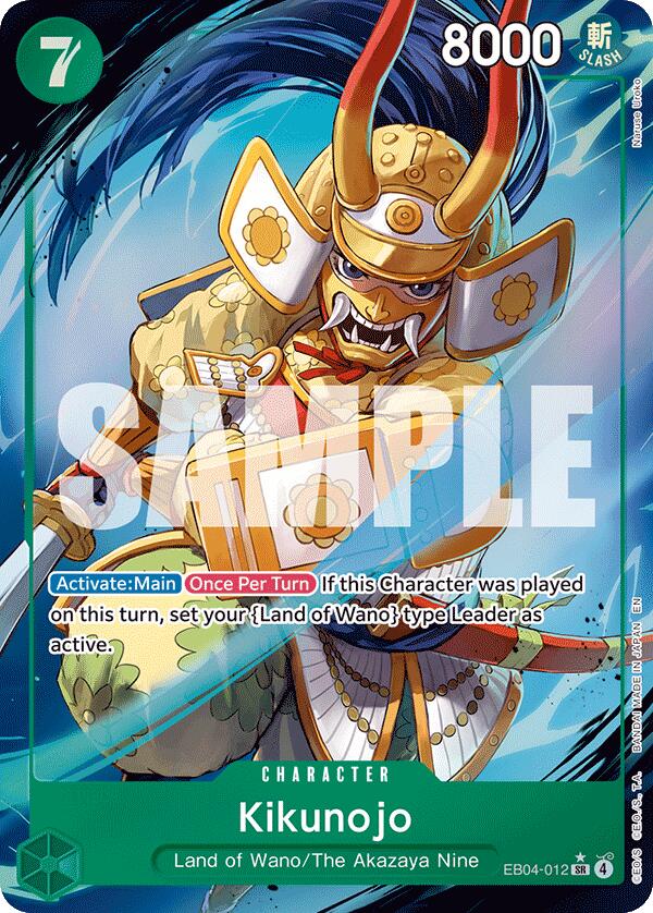 Kikunojo (Alternate Art) [The Azure Sea's Seven] | Deep Dive Games St. Marys