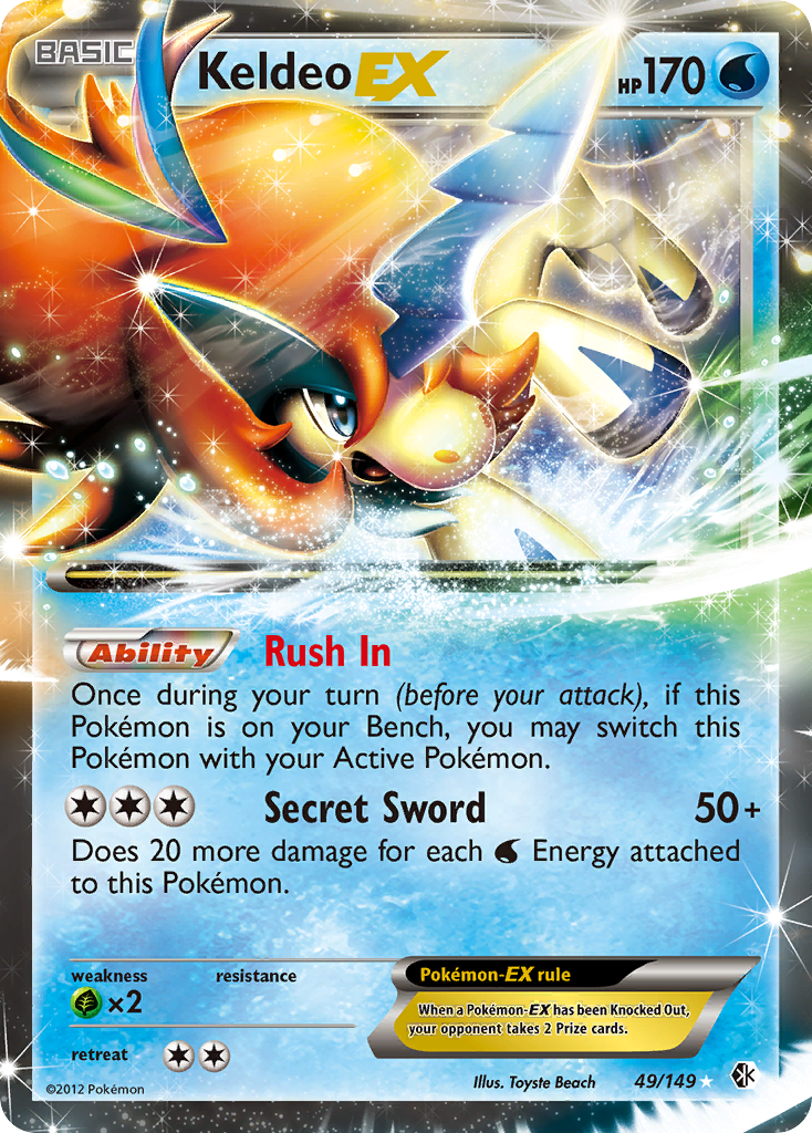Keldeo EX (49/149) [Black & White: Boundaries Crossed] | Deep Dive Games St. Marys
