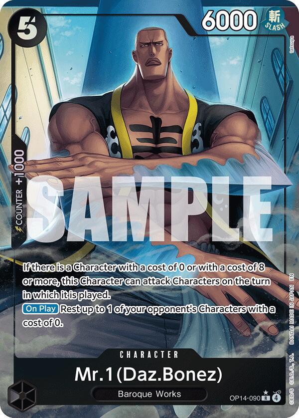 Mr.1 (Daz.Bonez) (Alternate Art) [The Azure Sea's Seven] | Deep Dive Games St. Marys
