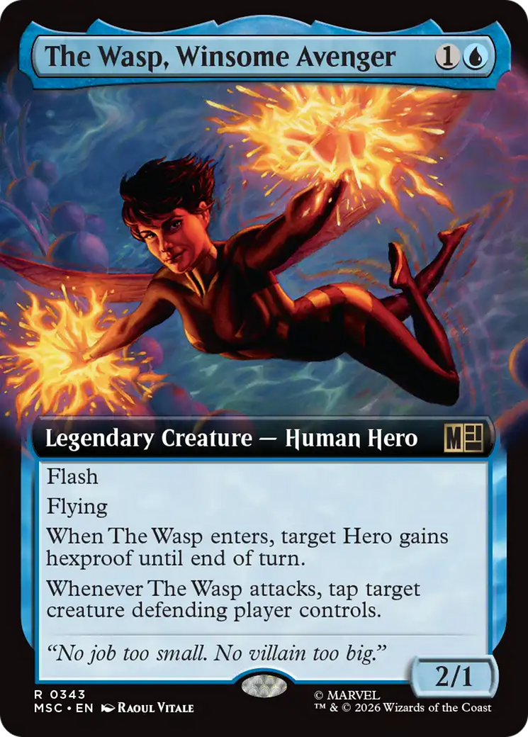 The Wasp, Winsome Avenger (Extended Art) [Marvel Super Heroes Commander] | Deep Dive Games St. Marys