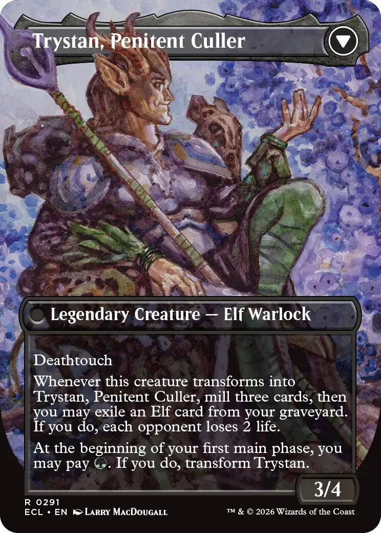 Trystan, Callous Cultivator (Borderless) [Lorwyn Eclipsed] | Deep Dive Games St. Marys