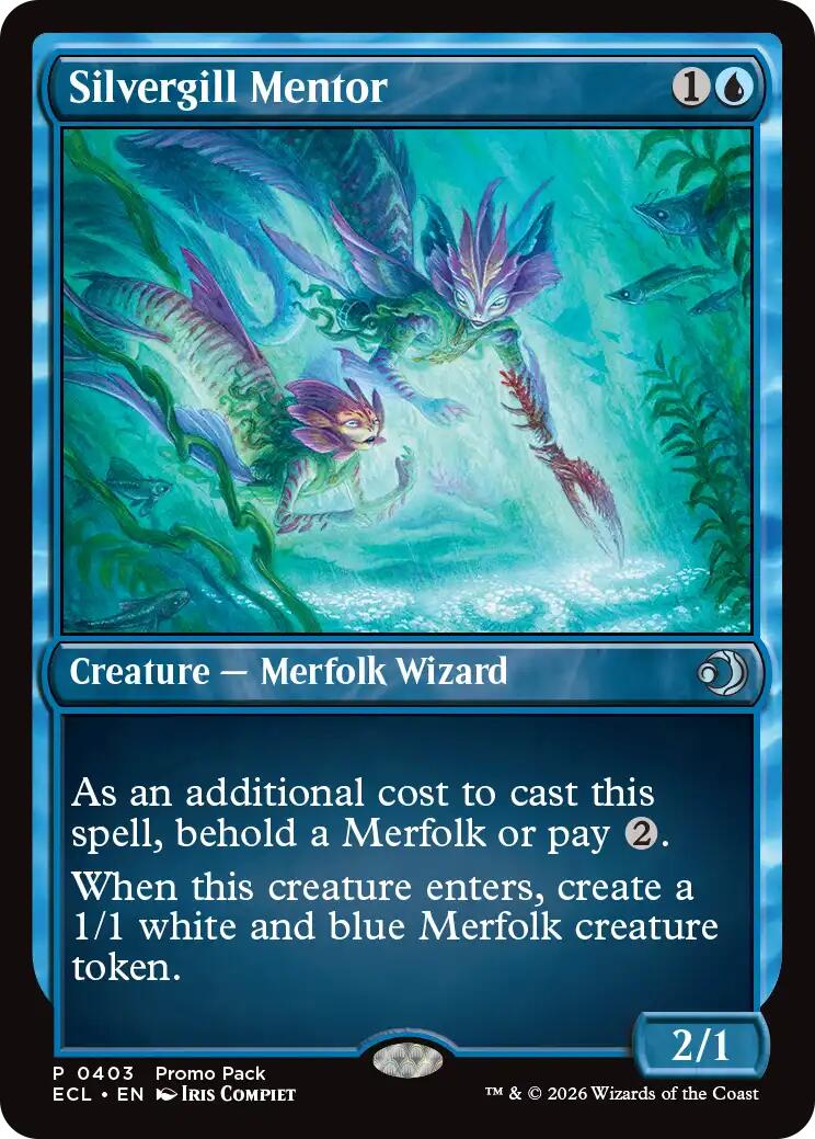 Silvergill Mentor [Lorwyn Eclipsed Promos] | Deep Dive Games St. Marys