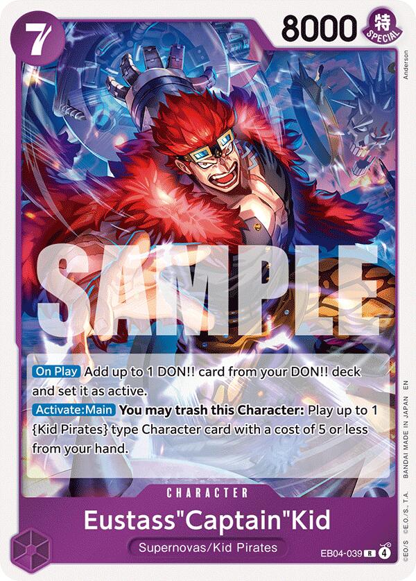 Eustass"Captain"Kid (EB04-039) [The Azure Sea's Seven] | Deep Dive Games St. Marys