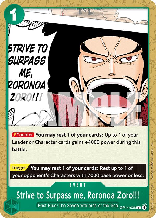 Strive to Surpass me, Roronoa Zoro!!! [The Azure Sea's Seven] | Deep Dive Games St. Marys
