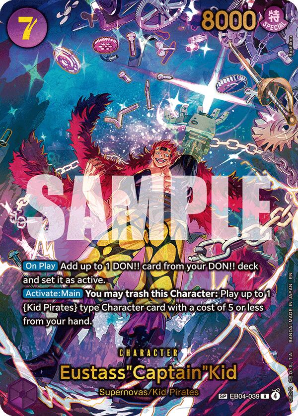 Eustass"Captain"Kid (EB04-039) (SP) [The Azure Sea's Seven] | Deep Dive Games St. Marys