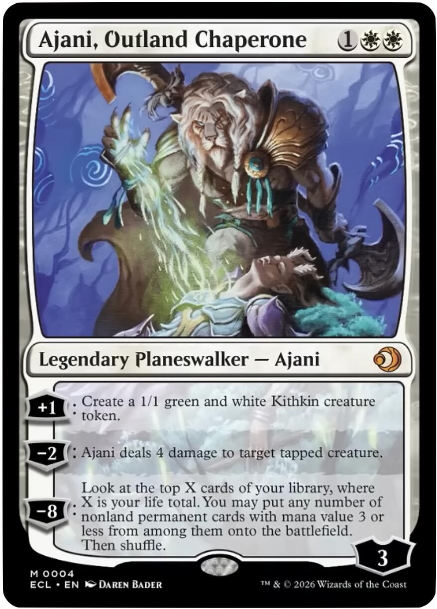 Ajani, Outland Chaperone [Lorwyn Eclipsed] | Deep Dive Games St. Marys