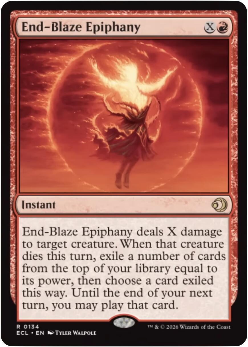 End-Blaze Epiphany [Lorwyn Eclipsed] | Deep Dive Games St. Marys