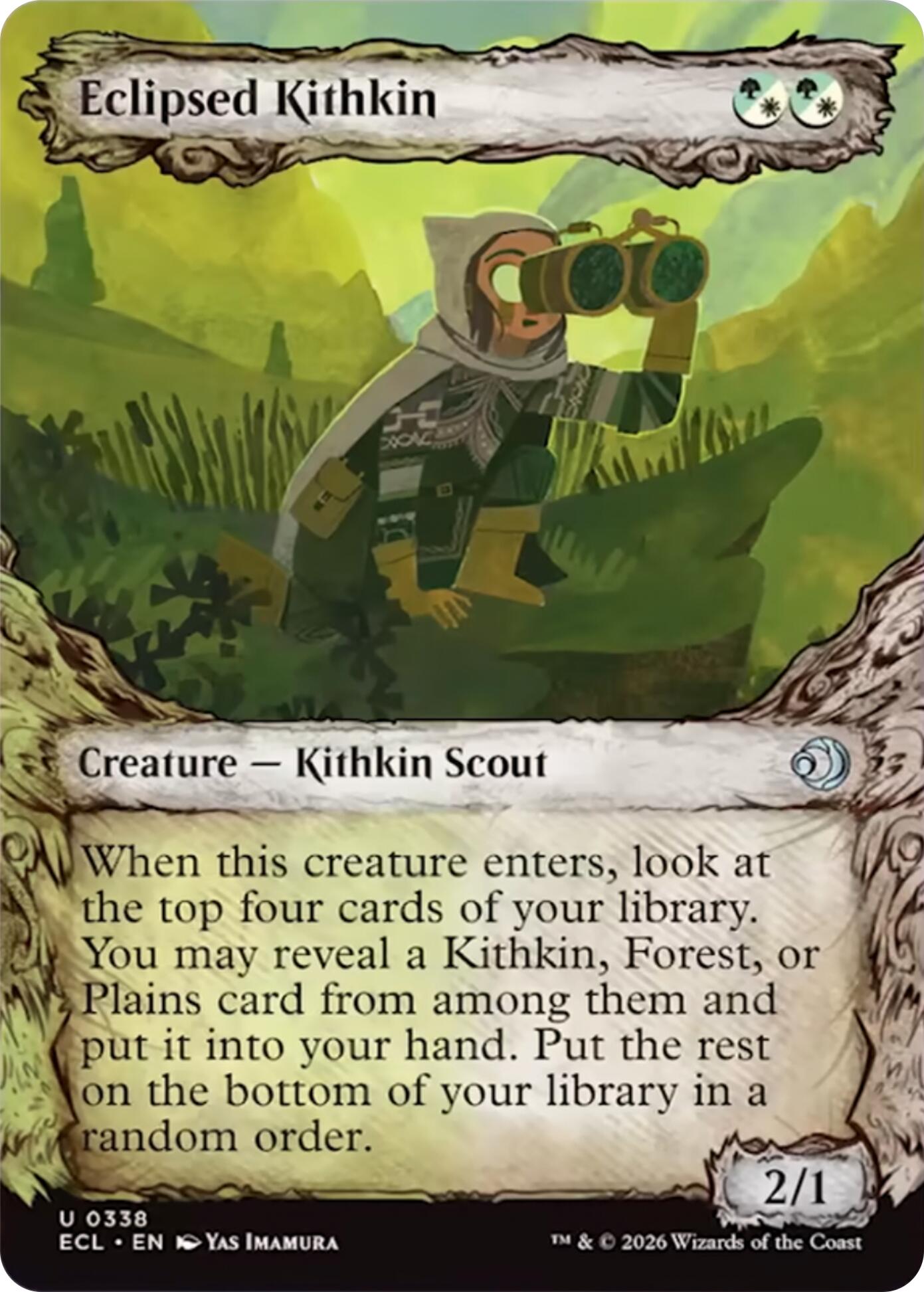 Eclipsed Kithkin (Showcase) [Lorwyn Eclipsed] | Deep Dive Games St. Marys