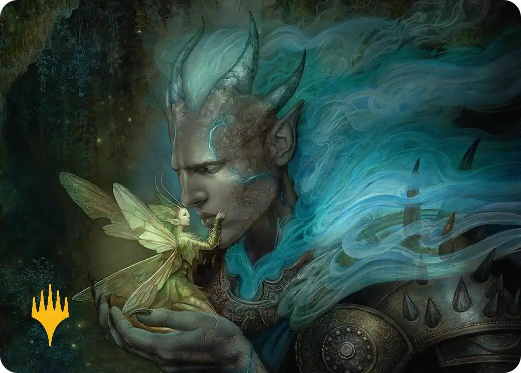 Run Away Together Art Card (Gold-Stamped Planeswalker Symbol) [Lorwyn Eclipsed Art Series] | Deep Dive Games St. Marys