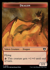 Soldier // Dragon (0020) Double-Sided Token [Commander Masters Tokens] | Deep Dive Games St. Marys