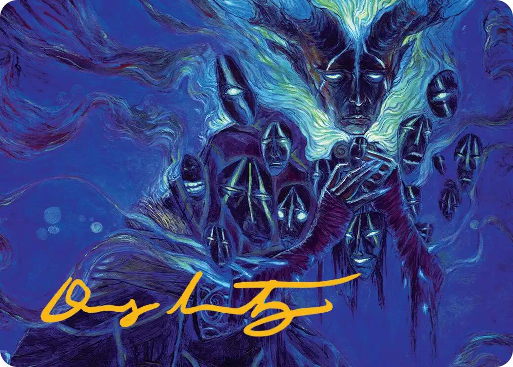 Thirst for Identity Art Card (Gold-Stamped Signature) [Lorwyn Eclipsed Art Series] | Deep Dive Games St. Marys