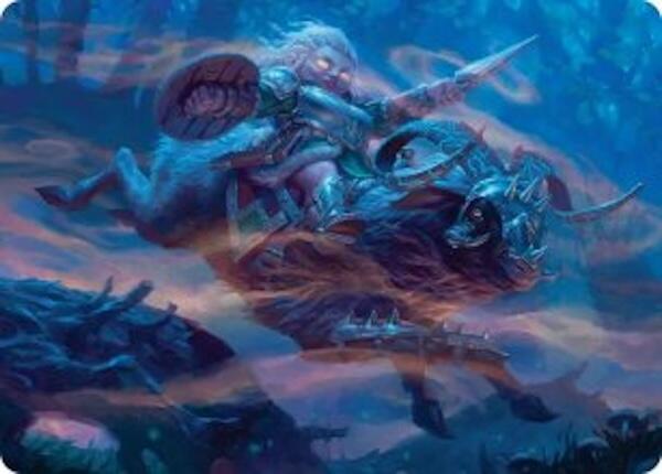 Bristlebane Outrider Art Card [Lorwyn Eclipsed Art Series] | Deep Dive Games St. Marys