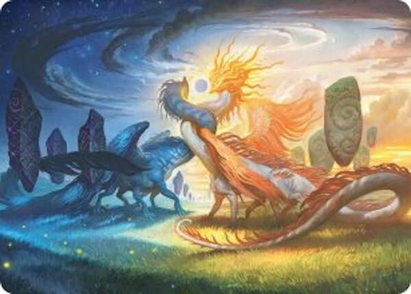 Celestial Reunion Art Card (19/54) [Lorwyn Eclipsed Art Series] | Deep Dive Games St. Marys
