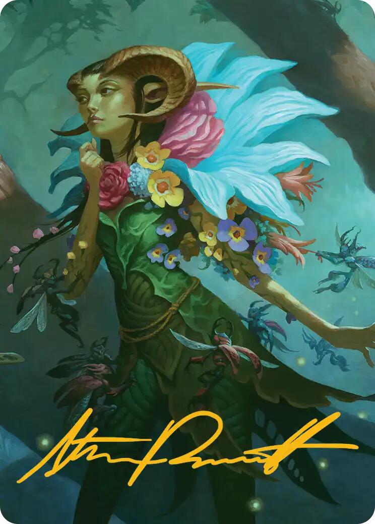 Maralen, Fae Ascendant Art Card (Gold-Stamped Signature) [Lorwyn Eclipsed Art Series] | Deep Dive Games St. Marys