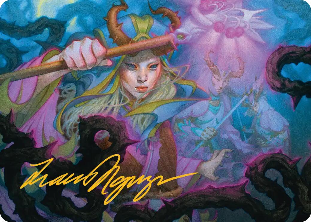 Stoic Grove-Guide Art Card (Gold-Stamped Signature) [Lorwyn Eclipsed Art Series] | Deep Dive Games St. Marys
