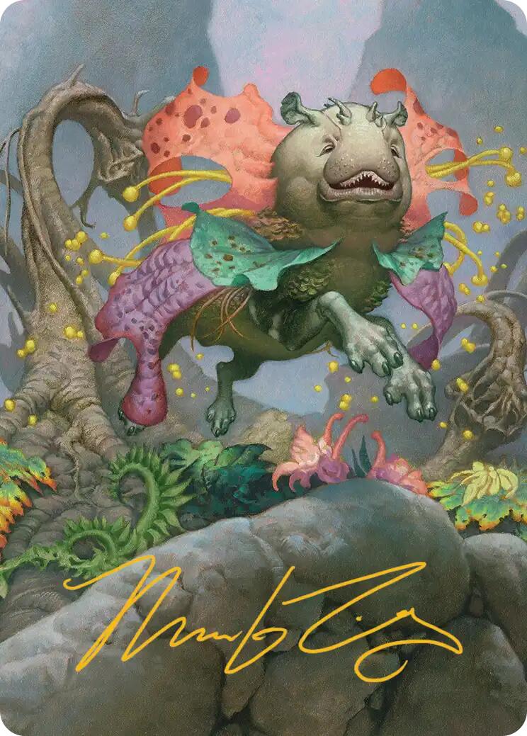 Vibrance Art Card (Gold-Stamped Signature) [Lorwyn Eclipsed Art Series] | Deep Dive Games St. Marys