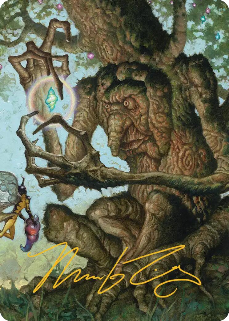 Faeburrow Elder Art Card (Gold-Stamped Signature) [Lorwyn Eclipsed Art Series] | Deep Dive Games St. Marys