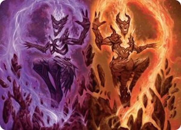 Fire Covenant Art Card [Lorwyn Eclipsed Art Series] | Deep Dive Games St. Marys