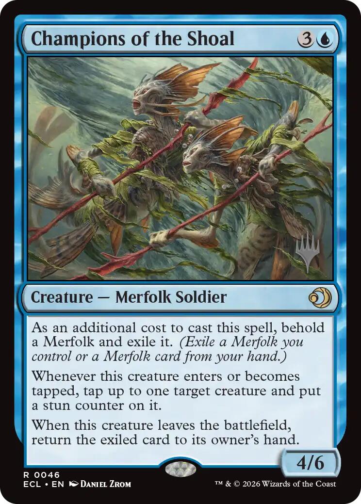 Champions of the Shoal [Lorwyn Eclipsed Promos] | Deep Dive Games St. Marys