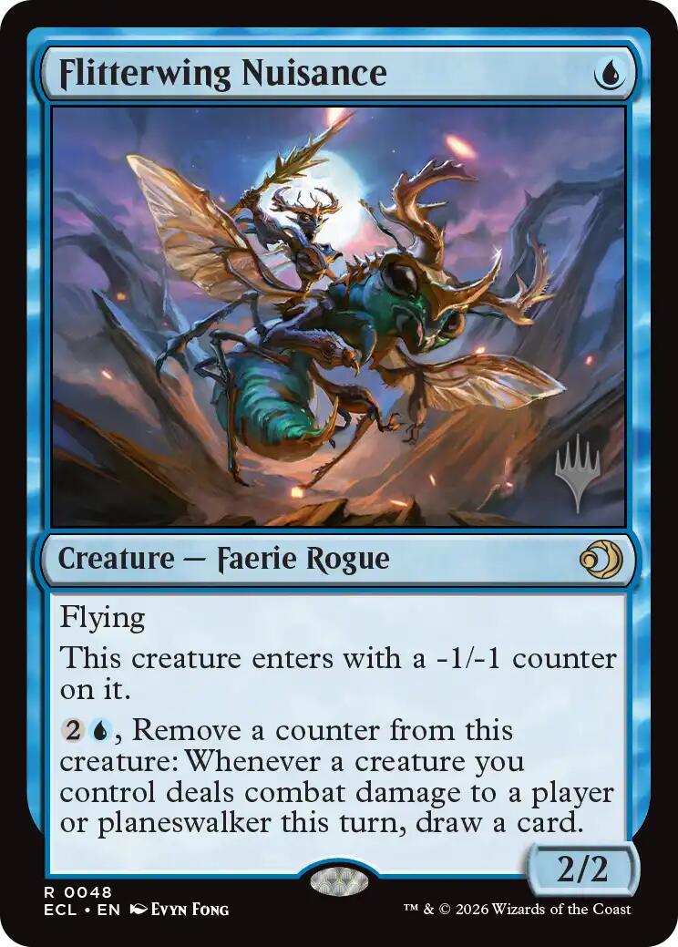 Flitterwing Nuisance [Lorwyn Eclipsed Promos] | Deep Dive Games St. Marys