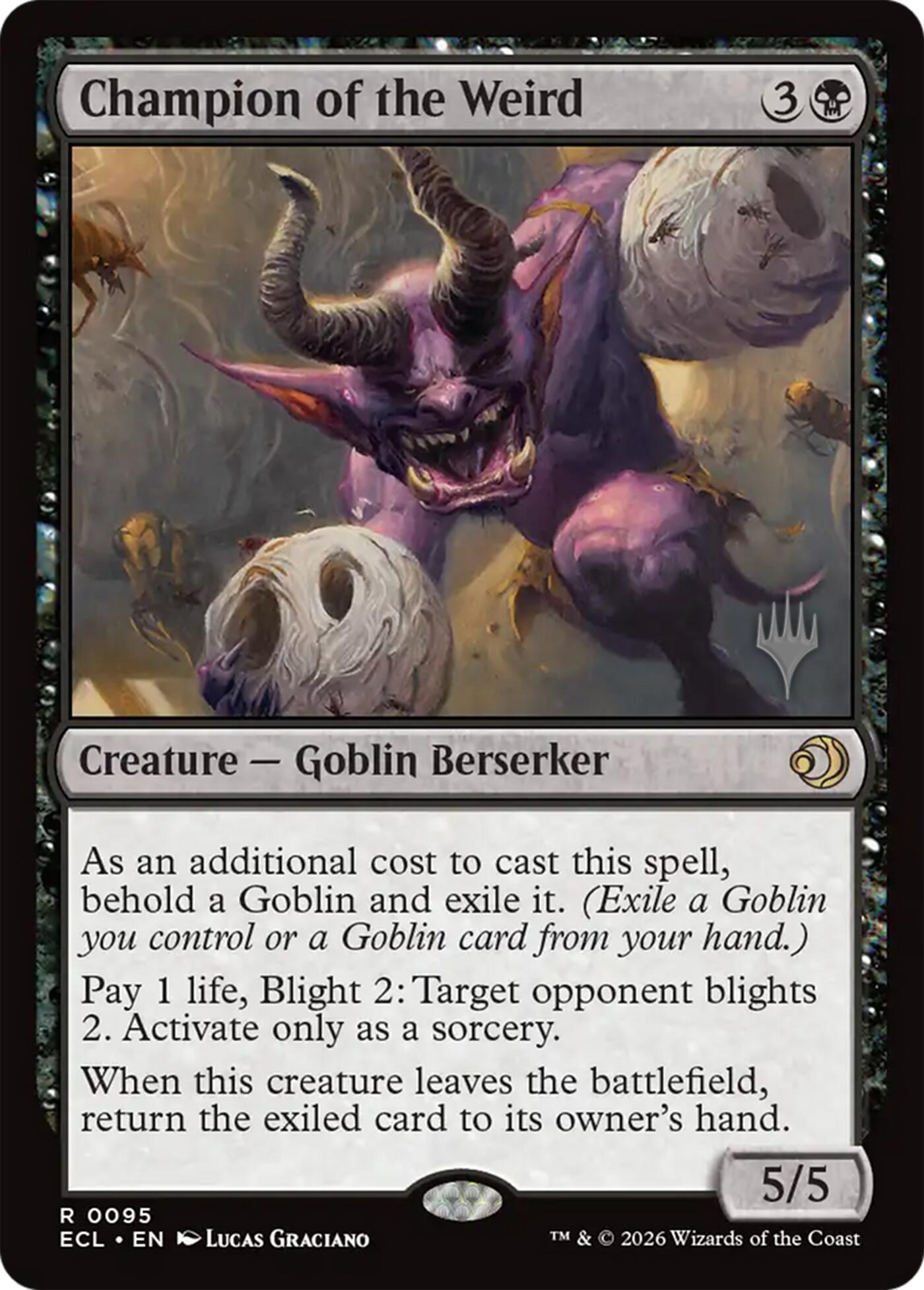 Champion of the Weird [Lorwyn Eclipsed Promos] | Deep Dive Games St. Marys