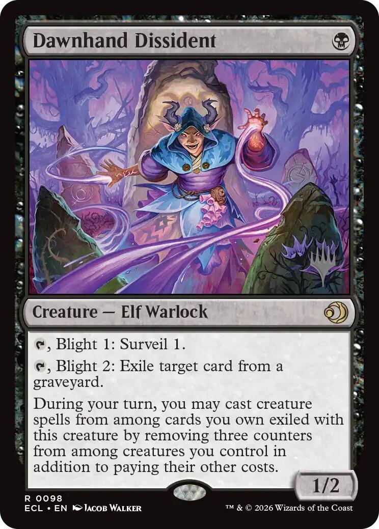 Dawnhand Dissident [Lorwyn Eclipsed Promos] | Deep Dive Games St. Marys