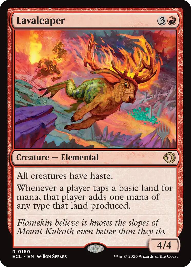 Lavaleaper [Lorwyn Eclipsed Promos] | Deep Dive Games St. Marys