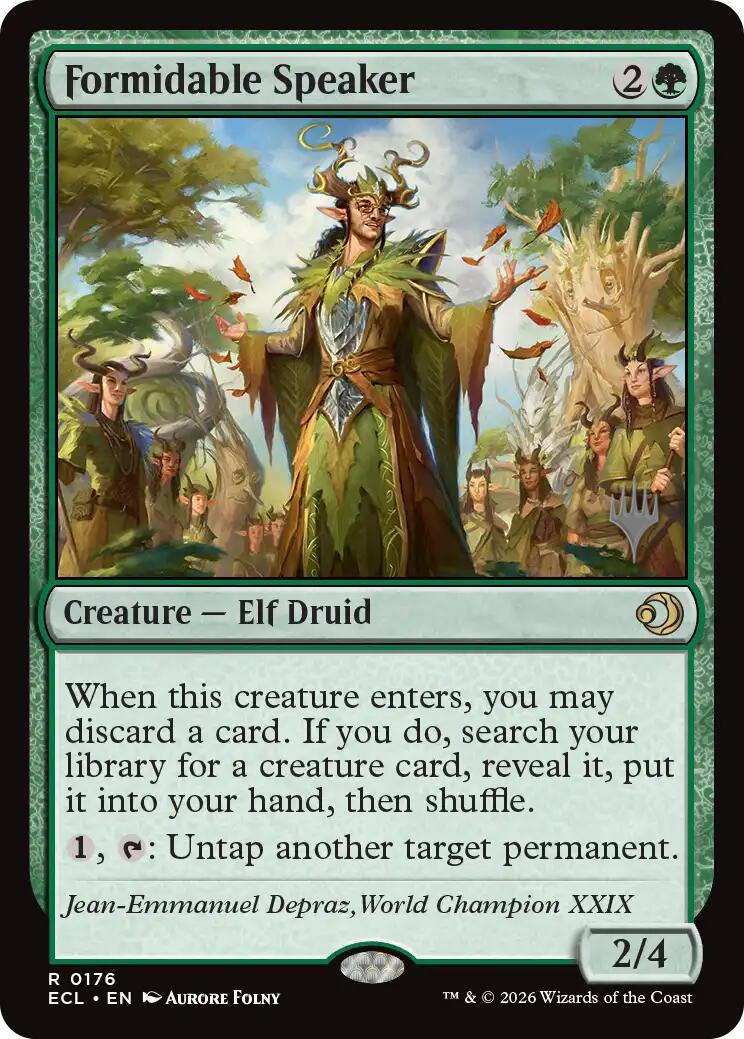Formidable Speaker [Lorwyn Eclipsed Promos] | Deep Dive Games St. Marys