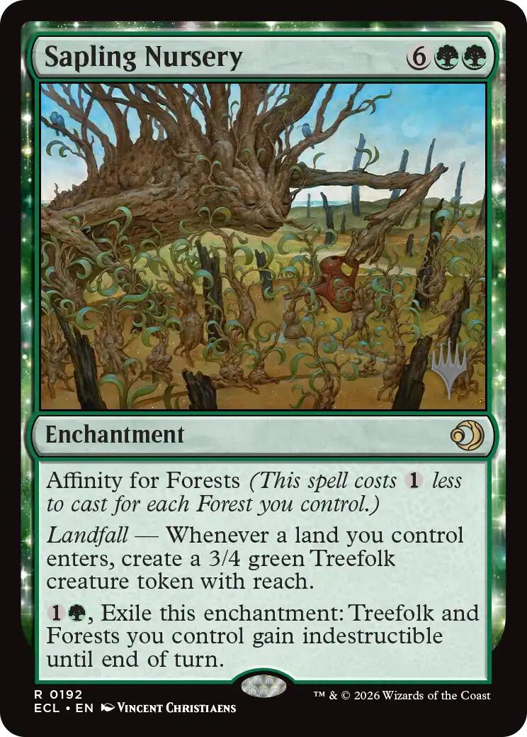 Sapling Nursery [Lorwyn Eclipsed Promos] | Deep Dive Games St. Marys