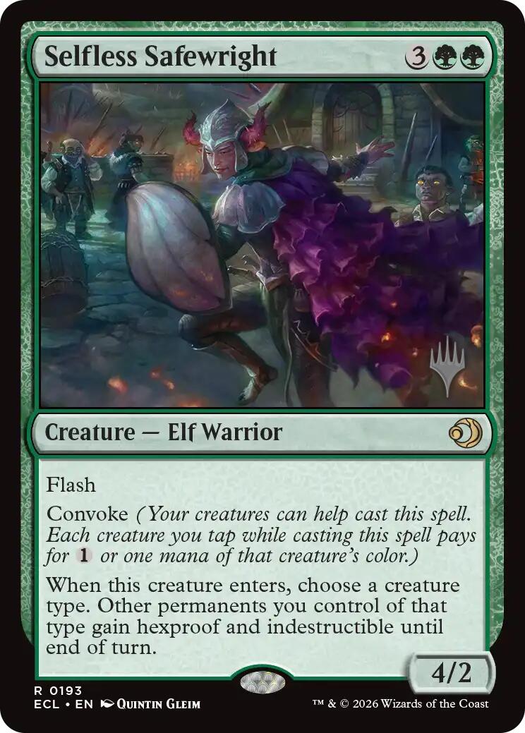 Selfless Safewright [Lorwyn Eclipsed Promos] | Deep Dive Games St. Marys
