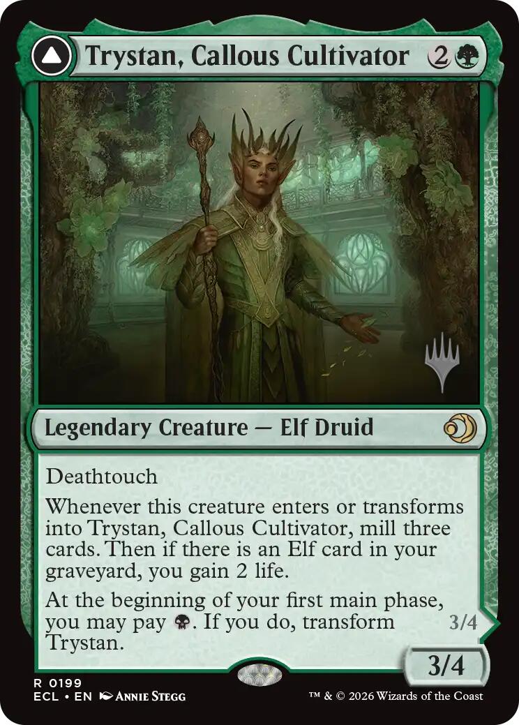 Trystan, Callous Cultivator [Lorwyn Eclipsed Promos] | Deep Dive Games St. Marys
