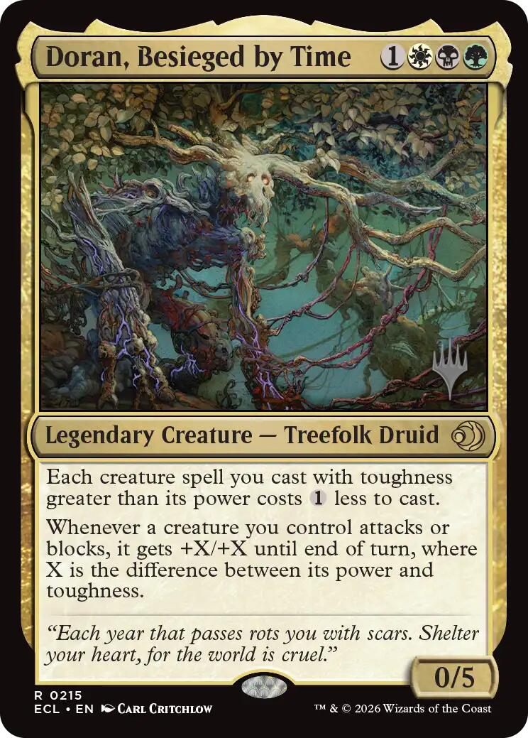 Doran, Besieged by Time [Lorwyn Eclipsed Promos] | Deep Dive Games St. Marys
