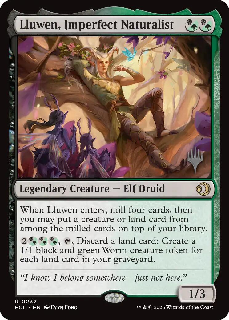Lluwen, Imperfect Naturalist [Lorwyn Eclipsed Promos] | Deep Dive Games St. Marys