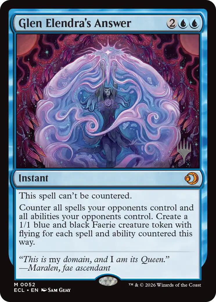 Glen Elendra's Answer [Lorwyn Eclipsed Promos] | Deep Dive Games St. Marys