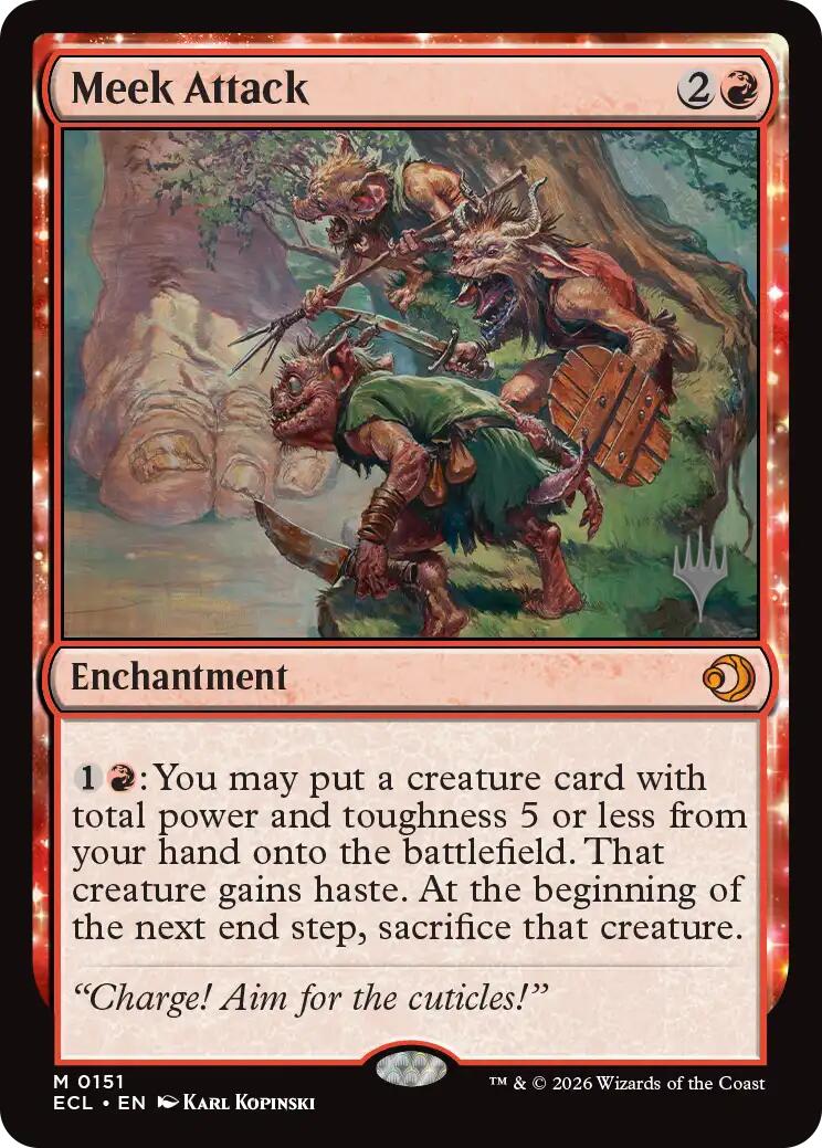 Meek Attack [Lorwyn Eclipsed Promos] | Deep Dive Games St. Marys