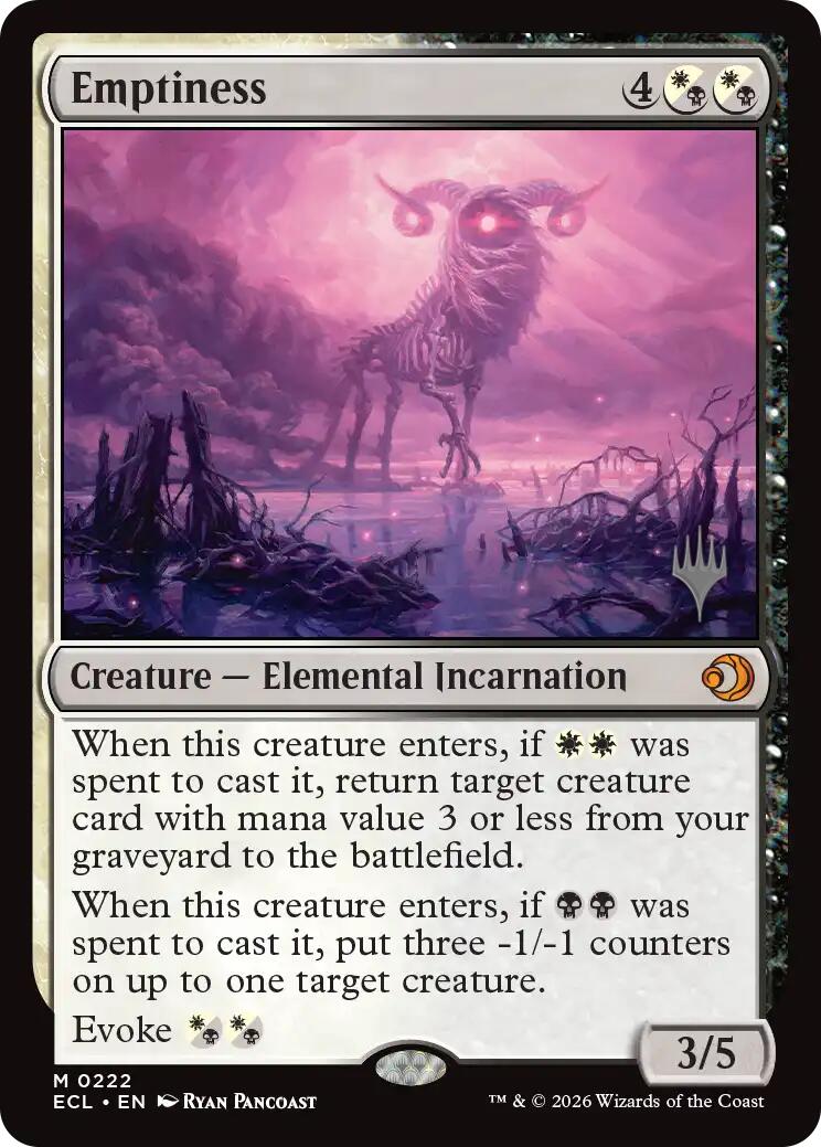 Emptiness [Lorwyn Eclipsed Promos] | Deep Dive Games St. Marys