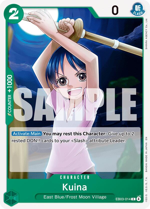 Kuina [Extra Booster: One Piece Heroines Edition] | Deep Dive Games St. Marys