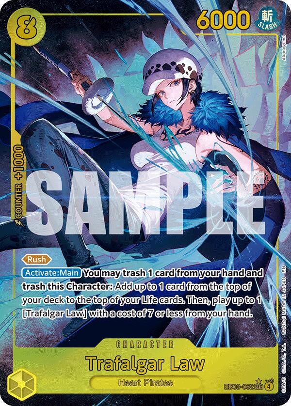 Trafalgar Law (Alternate Art) [Extra Booster: One Piece Heroines Edition] | Deep Dive Games St. Marys