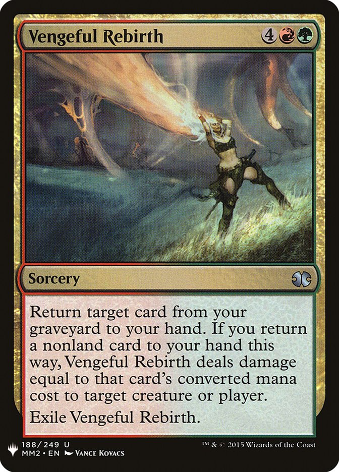 Vengeful Rebirth [Mystery Booster] | Deep Dive Games St. Marys