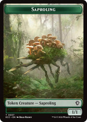 Saproling // Scarecrow Double-Sided Token [Lorwyn Eclipsed Tokens] | Deep Dive Games St. Marys