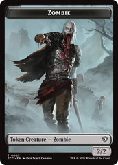 Zombie // Elf Warrior Double-Sided Token [Lorwyn Eclipsed Tokens] | Deep Dive Games St. Marys