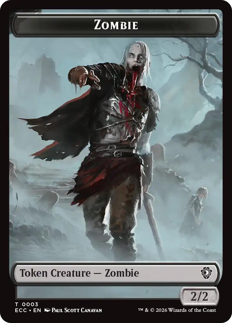 Zombie // Snake Double-Sided Token [Lorwyn Eclipsed Tokens] | Deep Dive Games St. Marys