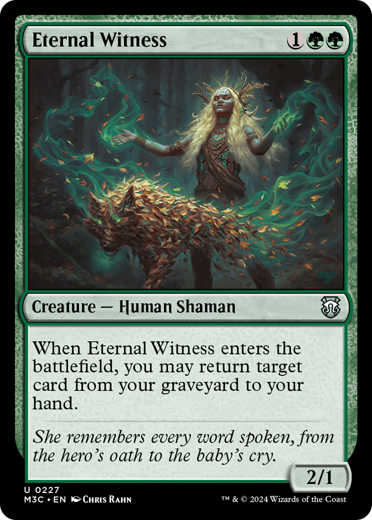Eternal Witness (Ripple Foil) [Modern Horizons 3 Commander] | Deep Dive Games St. Marys