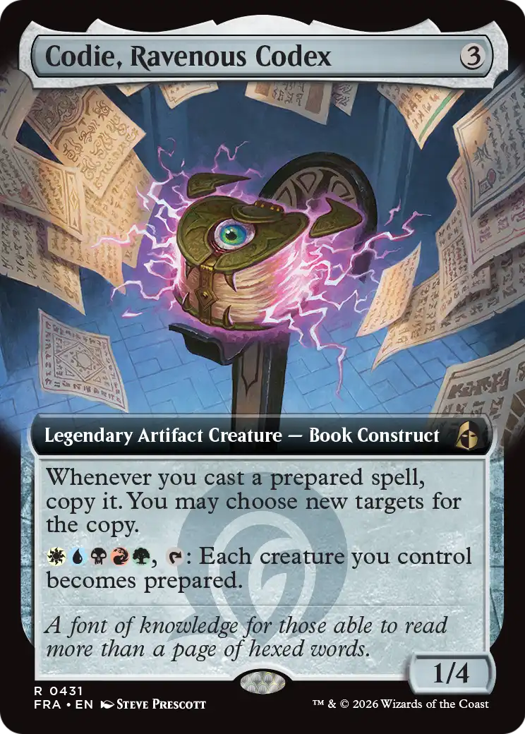 Codie, Ravenous Codex (Extended Art) [Reality Fracture] | Deep Dive Games St. Marys