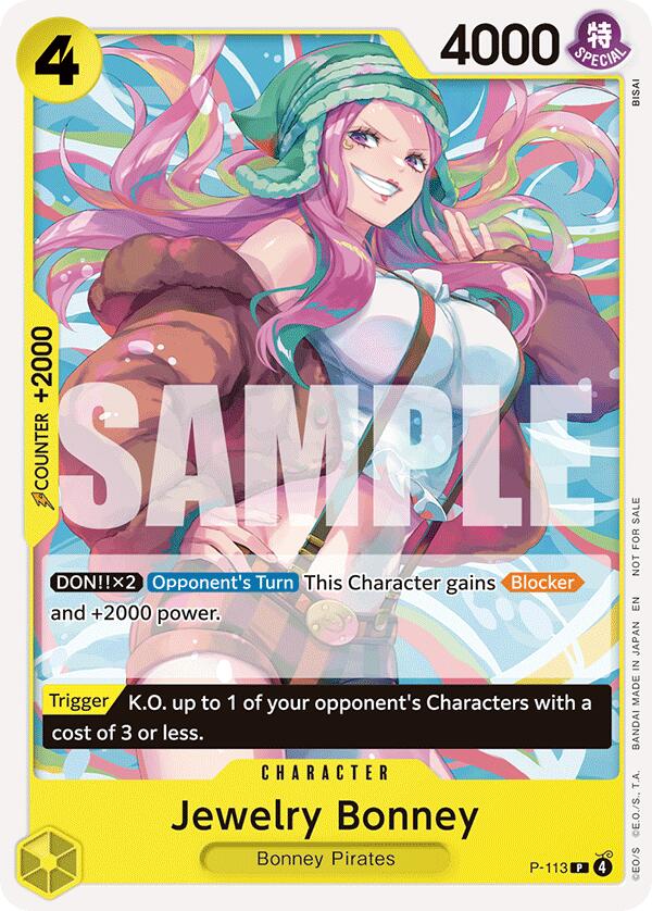 Jewelry Bonney (Heroines Battle Pack) [One Piece Promotion Cards] | Deep Dive Games St. Marys