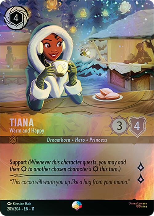 Tiana - Warm and Happy (Epic) (205/204) [Winterspell] | Deep Dive Games St. Marys