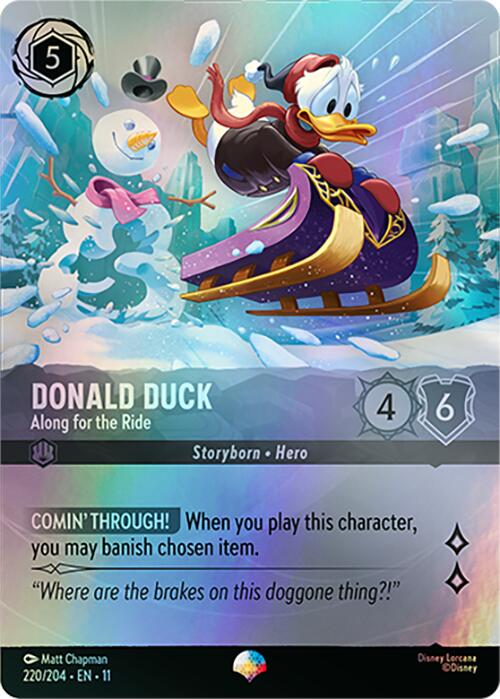 Donald Duck - Along for the Ride (Epic) (220/204) [Winterspell] | Deep Dive Games St. Marys