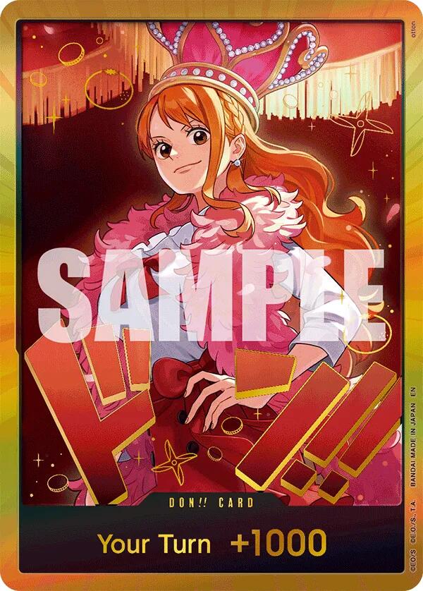 DON!! Card (Nami) (Gold) [Extra Booster: One Piece Heroines Edition] | Deep Dive Games St. Marys